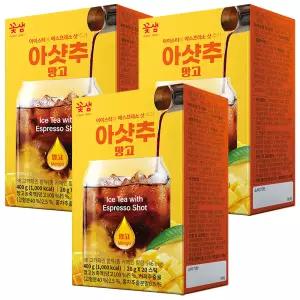 꽃샘 아샷추 망고 20T x 3개 / 액상차 액상스틱 음료