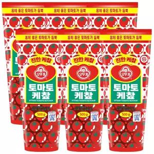 오뚜기 토마토 케? 500g x 6개 / 소스 드레싱 케찹