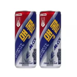 맥콜 250ML 30캔 보리 탄산음료 캔음료r