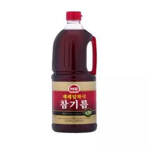 해표 재래압착식 참기름1.8L 1개