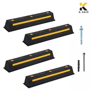 1세트(4개) 국산 고무 카스토퍼 K3 주차블럭 5kg / 750x150x120