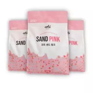 꼬뜨 샌드 벤토나이트 고양이모래 샌드핑크 6kg 3개