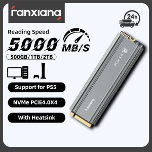Fanxiang S660 M.2 NVMe SSD PCIe4.0x4 5000 메가바이트/초 500GB 1TB 2TB PS5/PlayStation5 데스크탑 PC용