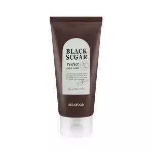 스킨푸드 블랙 슈가 퍼펙트 스크럽 폼 180ml 1개 - R