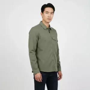 스톤아일랜드 스톤 남성 와펜 패치 오버 셔츠 집업 자켓 밀리터리) L1S15 1200015 S0012 V005G