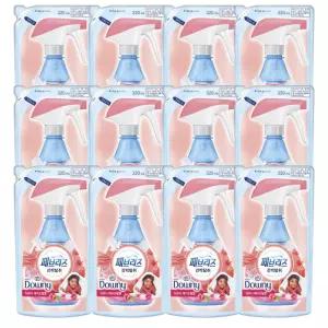 페브리즈 섬유탈취제 페브리즈리필 다우니향 320ml 12개