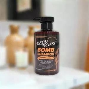 맥주 효모 폭탄 샴푸 비듬 비오틴 두피 기능성 탈모 케어 완화 샴푸 500ml