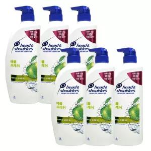 헤드앤숄더 애플프레쉬 샴푸 850ml X 6개