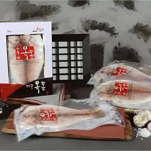 제주 참옥돔 총 3미(1미 130g) x 돌담프룻 반건조 옥돔 잔치 가정용 개별포장 + 보냉백