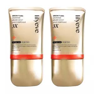 릴리이브 엑소좀 골드 두피앰플 그로우턴 브러쉬 샷 3X 140ml 2개