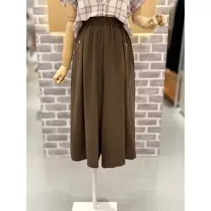 [레코브](타임스퀘어점패션관)단추포인트 7부 와이드팬츠 (LC31F7PT527X)