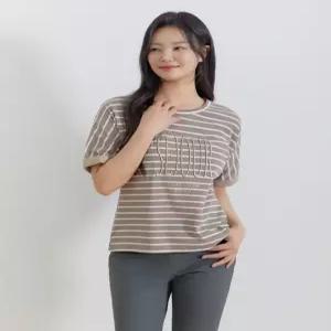 지센/애플아울렛/한달만[26SS] 돌먼 스트라이프 티셔츠  LCTSQ423