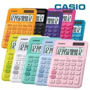 카시오 칼라 계산기 MS-20UC / 10가지 색상