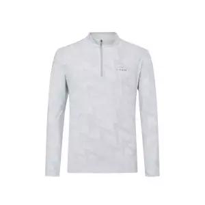 아이더 EIDER ICE-LONG (아이스 롱) 남성 그래픽 긴팔짚업 티셔츠_Light Grey DMM25202C2 302538