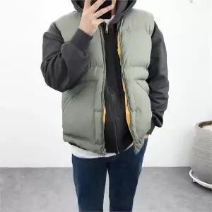 [하프클럽/] 남자 오버핏 양면 리버시블 웰론 남여공용 패딩조끼 2컬러
