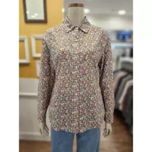 [하프클럽/BCBG]BCBG 세이브존01 면 프린트 블라우스 B6A2B422_A