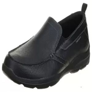 Skechers 남성용 릴렉스 핏: 하퍼 포드 슬립온 로퍼., 블랙