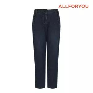 올포유여성 뒷이밴드 포켓 디테일 배기 데님 팬츠 ALPJM7431-913 975609