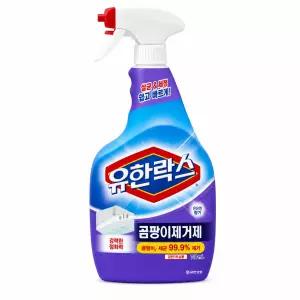 유한락스 곰팡이 제거제 은은한 꽃향기 본품 718ml 3개