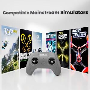 호환 STARTRC S8 V3 FPV 드론 시뮬레이터 리모컨 핸들 4가지 DJI Liftoff SkyDive RC 비행 훈련 컨트롤러