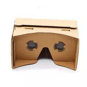 가상현실 안경 조립형 골판지 스마트폰 거치 3D 영상 체험 간편 휴대용 VR