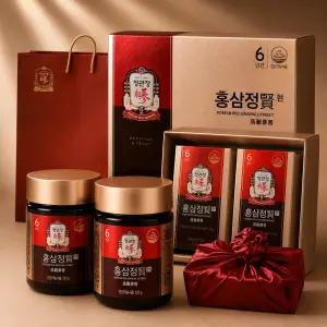 한국인삼공사 정관장 6년근 홍삼농축액 홍삼정 240g 현 쇼핑백 프리미엄 건강기능식품 선물세트 당일발송