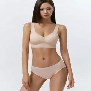 무신사 스탠다드 우먼 쿨탠다드 우먼즈 컴포트 심리스 브라 라이트 베이지 76274192