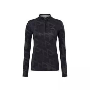 아이더 EIDER ICE-LONG (아이스 롱) 여성 그래픽 긴팔짚업 티셔츠_Black DWM25202Z1 323949