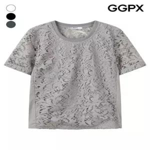 GGPX 반전 절개 플레어 레이스 블라우스 GQ6SH004F)