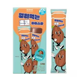 노브랜드 얼려먹는 초코 아이스바 85ml*6