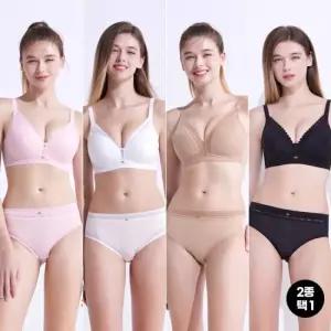 출고가 49,900원Wonderbra원더브라 와이어프리 브라팬티2종 택1 WB166_SELECT2