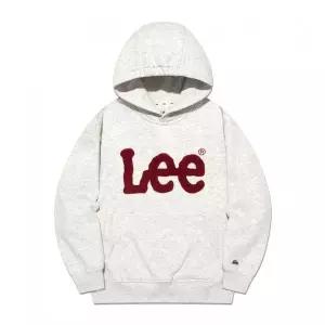 LEE KIDS 빅트위치 부클자수 포인트 후디 오트밀 LK2504HD01OT