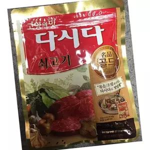 백설 쇠고기 다시다 골드 250g 4개 소고기 조미료 분말