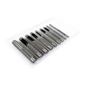 가죽공예 펀치 9P 펀칭 타공 DIY 홀펀치 용품 공구 작용기 원형기