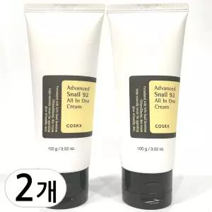 코스알엑스 어드벤스드 스네일 92 올인원 크림 튜브 100ml 2개