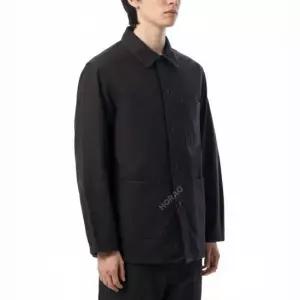 니들스 MUST IT_ DN Coverall Reversed Sateen Black RW215 DN 커버올 자켓 리버스 사틴