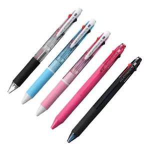 (옵션:투명)SXE4-500-07_ 제트스트림 4색 볼펜 (0.7mm) 문구용 팬시용 부드러운 잘써지는 필기 스터디 사무