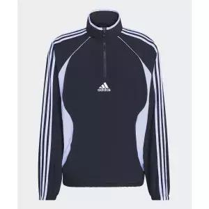 아디다스 ADIDAS 팀가이스트 하프 지퍼 스웨트셔츠 - 블랙:화이트 KE2762 324650