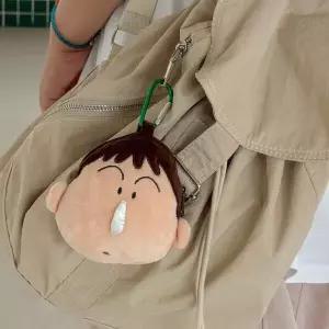 /필레오 짱구는못말려 맹구 콧물 인형 지갑 카라비너 키링