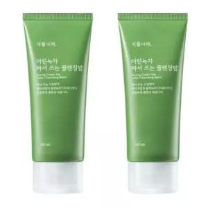 식물나라 녹차 클렌징밤 튜브 여성 선물 100ml X2개 BNS