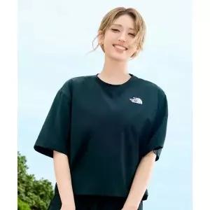 노스페이스 THE NORTH FACE NT7US32J 화이트라벨 여성 아이스펄스 반팔 티 BLACK 409056