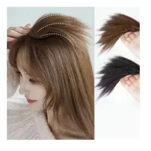 윗머리 볼륨 부분가발 정수리뽕 옆머리 헤어피스 자연 모발