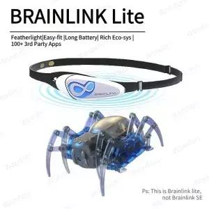 Brainlink Lite 원격 제어 거미 장난감 Brainwave EEG 머리띠 주의 훈련 요가 명상 보조 도구