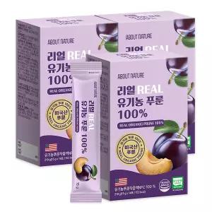 (총42포)리얼 유기농 푸룬 100% 14포 3개 푸룬주스 NFC 착즙 식이섬유