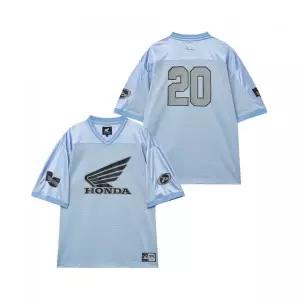 PHYPS MOTORCYCLE Original Wing Logo Mesh TShirt Light Blue HGM1SS170SLB 3395301