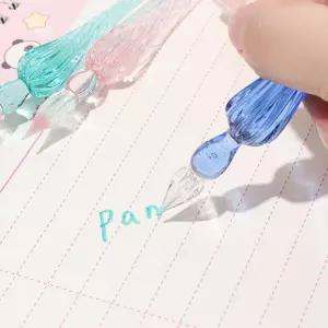 유리 글라스펜 딥펜 캘리그라피 유리만년필