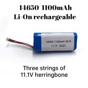 11.1V 14650 리튬이온 배터리 팩 삼각형 모양 3S 1100mAh 충전식 마사지건 기기용
