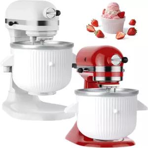 키친에이드 스탠드 믹서용 스크림 어태치먼트 4.5-5Qt 틸트 헤드/6-7Qt 볼 믹서 2쿼트 냉동 키치네이드