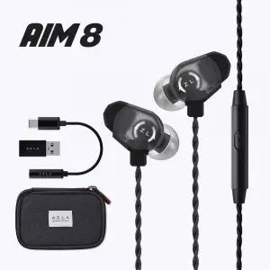 아즈라 유선 게이밍 이어폰 AIM 8 발로란트 FPS 마이크 탑재 DAC MNS