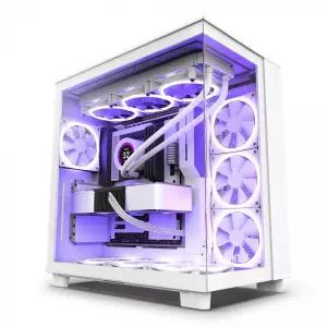 NZXT H9 Flow 컴퓨터 PC케이스 (화이트)